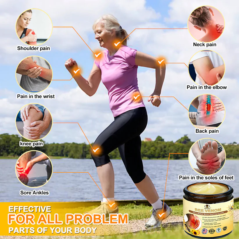 🇺🇸Official Store: flysmus™ Bee-Venom Pain-Relief Bone Healing Cream👨⚕️FDA Certified