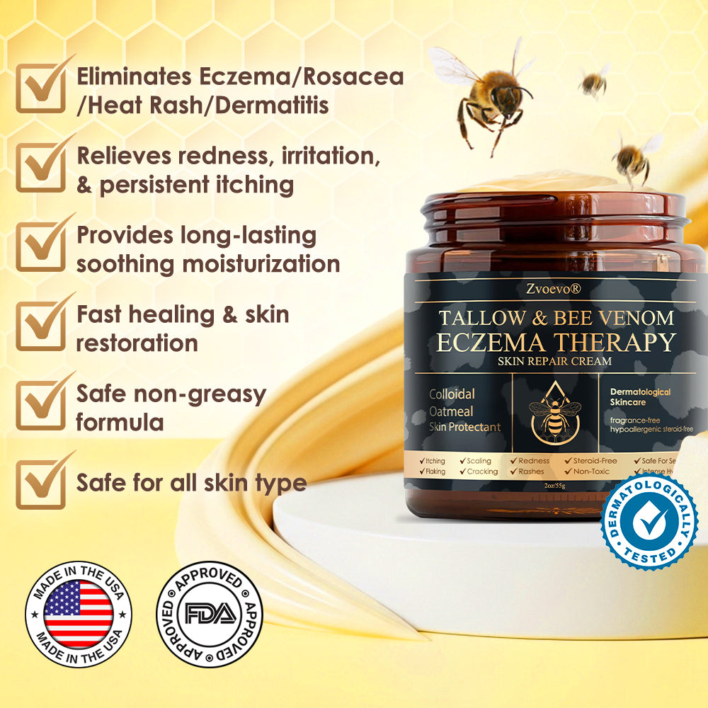 Zvoevo® Tallow Bee Venom Skin Restoration Cream (Made in USA🇺🇸)