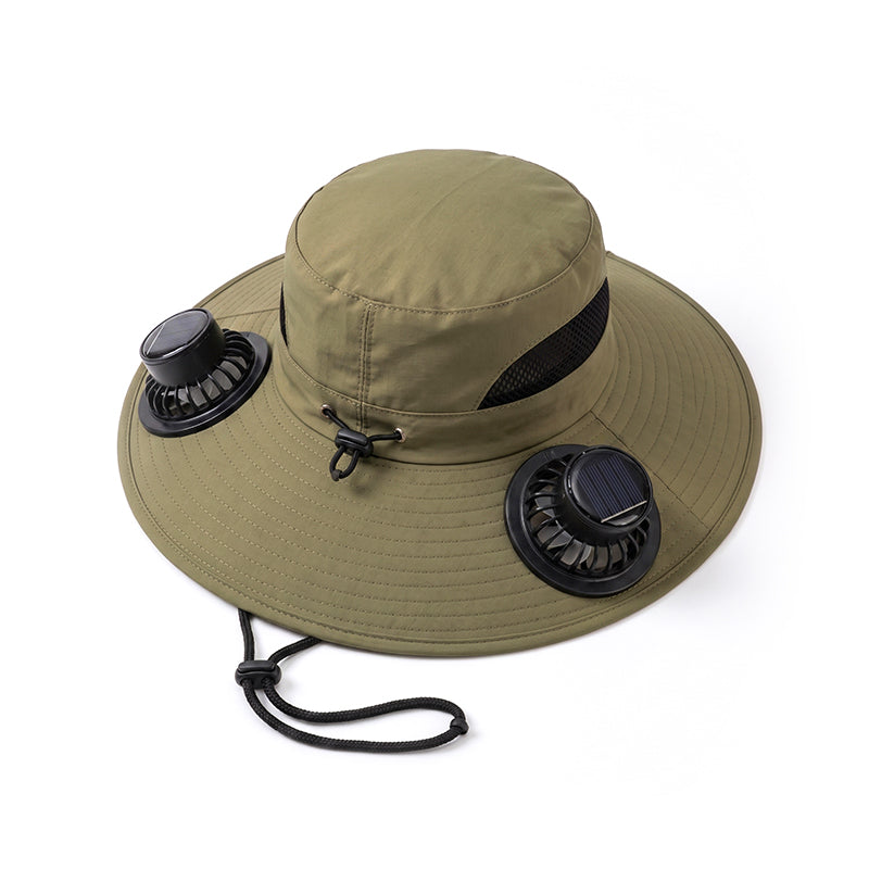 Solar Fan Sun Hat – UPF 50+, Dual Power, Ultralight 🔥【HOT】Holiday Special 50% OFF 🔥GET IT NOW