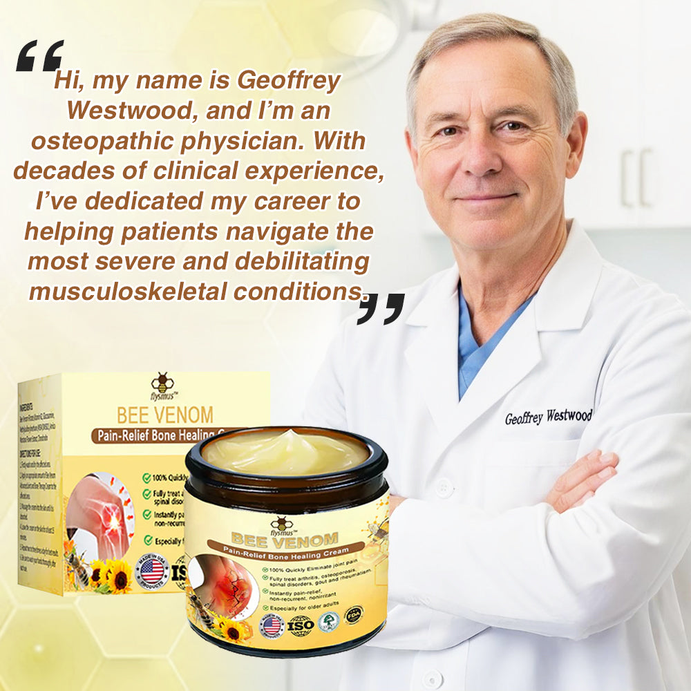 🇺🇸Official Store: flysmus™ Bee-Venom Pain-Relief Bone Healing Cream👨⚕️FDA Certified