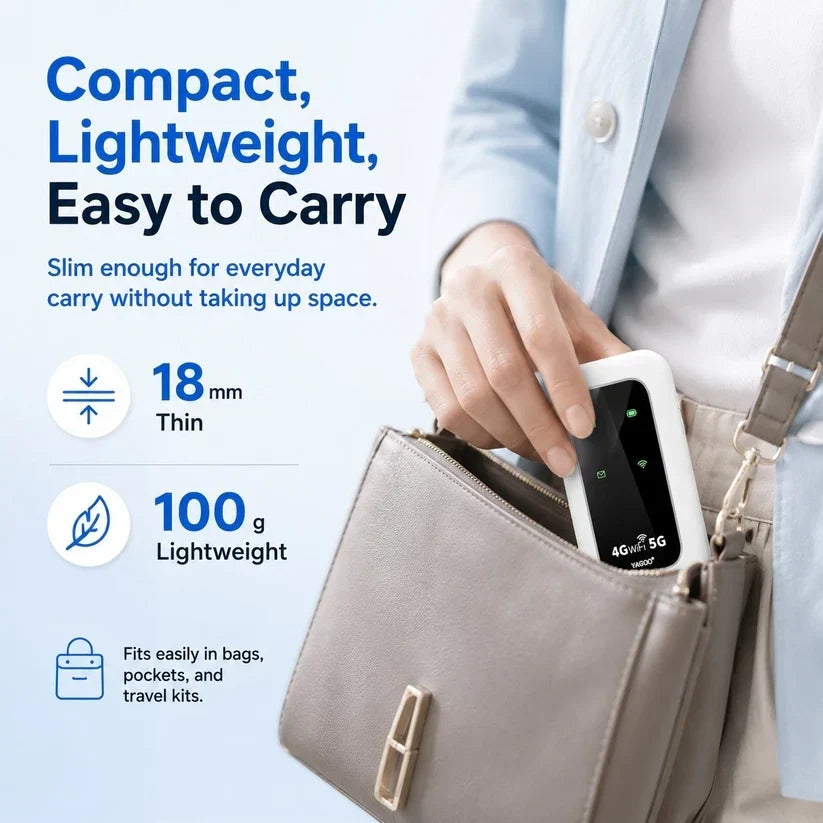 📶 2026 Remifa® Pocket WiFi — Fast, Portable Internet for Travel, Work & Home Backup