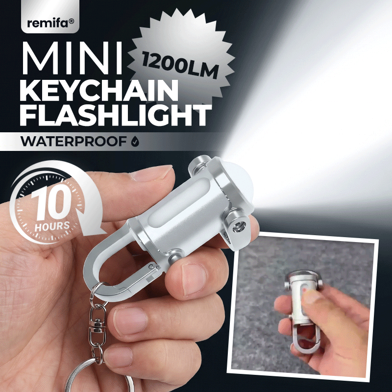 💡💡Remifa® 1200LM Super Bright Mini Keychain Flashlight Waterproof