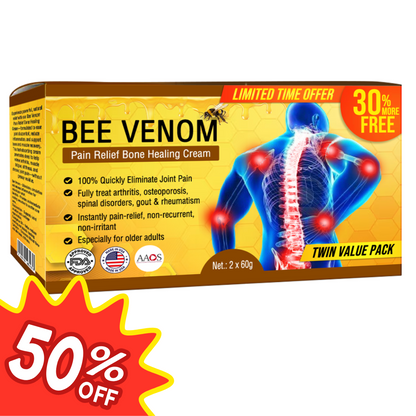 Made in an FDA-registered facility: Bee Venom Instant Ultra Strength Pain Relief Therapy Cream🇺🇸