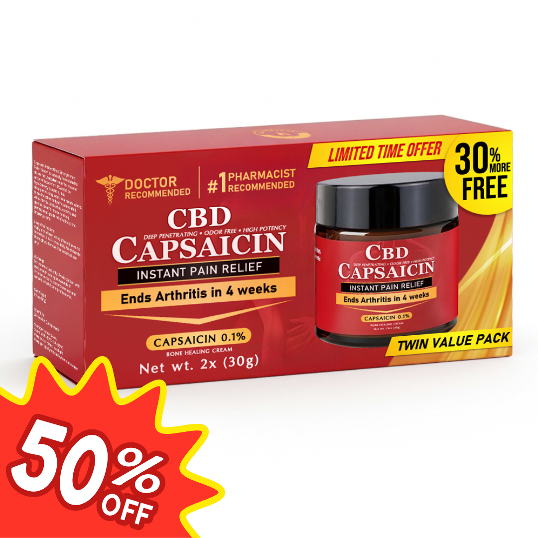 🧑‍🔬Made in an FDA-registered facility: Therma Core 𝗖𝗕𝗗 Capsaicin Instant Pain Relief Bone Healing Cream🌿🌶️