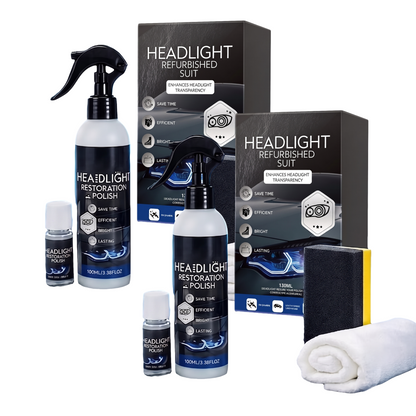 🚘🚗Aphine® Powerful Headlight Restoration Spray | Remove Yellowing & Oxidation Instantly