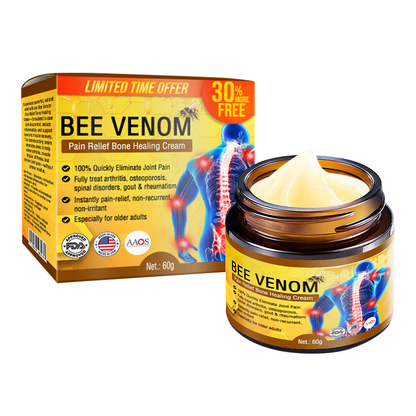 Made in an FDA-registered facility: Bee Venom Instant Ultra Strength Pain Relief Therapy Cream🇺🇸