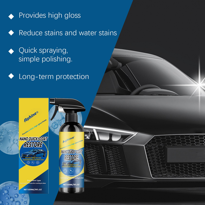 ⭐️Aphine® Automotive Nano Coating Repair Agent - With Dust and Water Repellent Properties - Long-lasting and Durable with Gloss, Suitable for Continuous Use