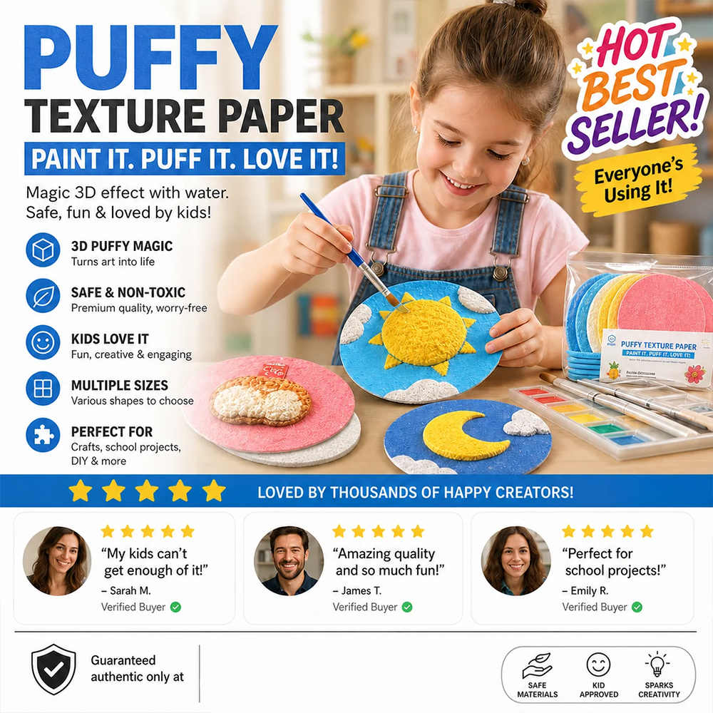 Enjoy 50% OFF for Puffy 3D Paper Art