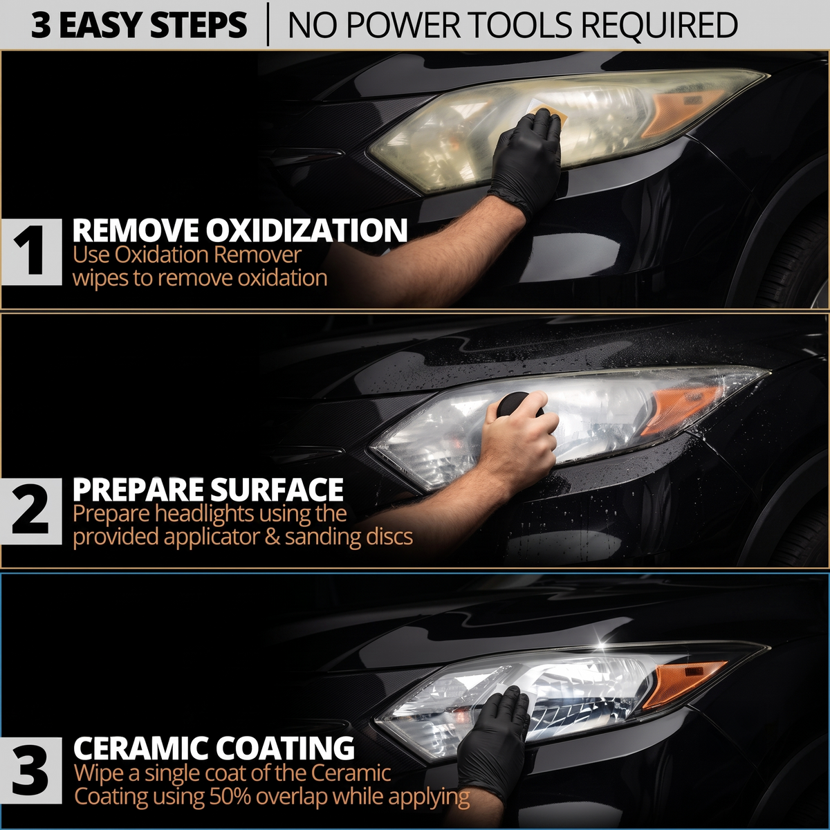 🚘🚗Aphine® Powerful Headlight Restoration Spray | Remove Yellowing & Oxidation Instantly