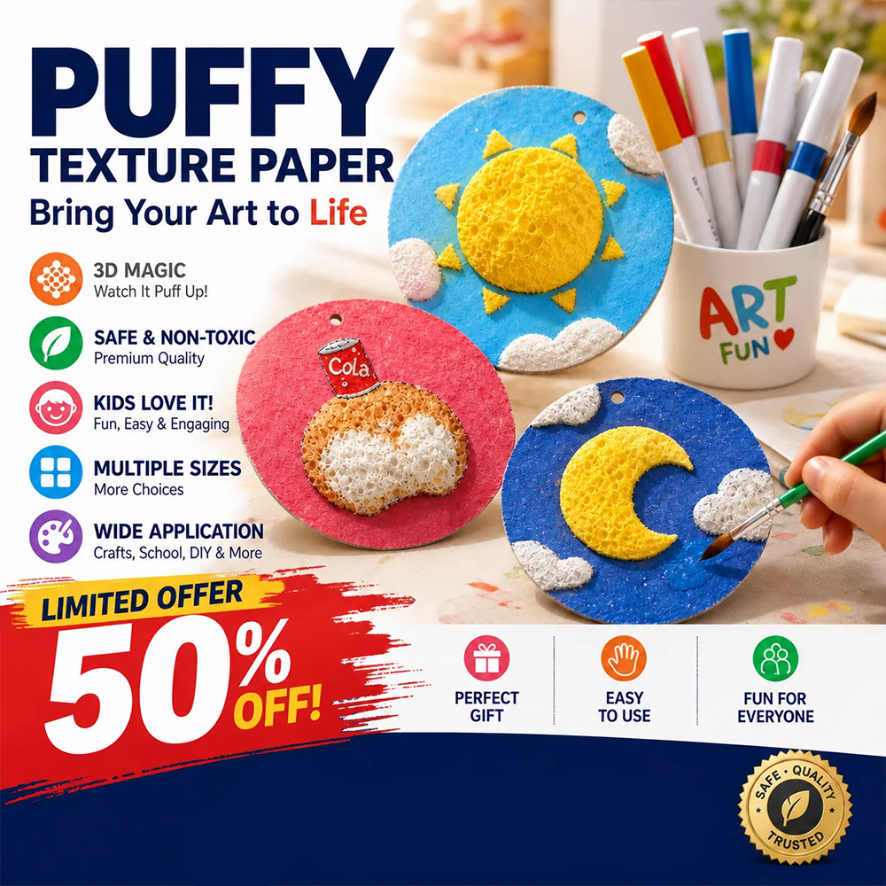 Enjoy 50% OFF for Puffy 3D Paper Art