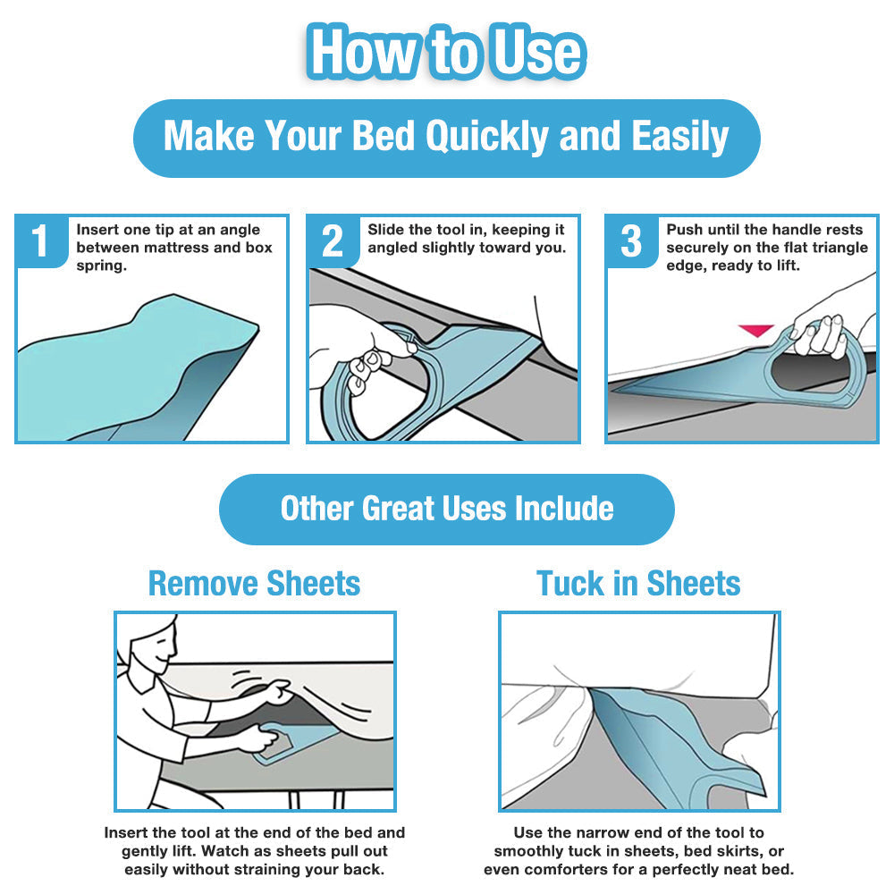 Rolimey® Mattress Lifter & Bed Maker Tool for Changing Bed