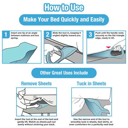 Rolimey® Mattress Lifter & Bed Maker Tool for Changing Bed