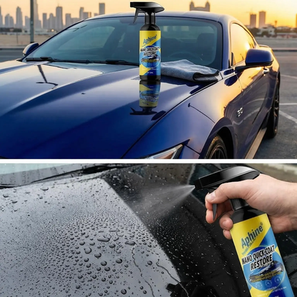 ⭐️Aphine® Automotive Nano Coating Repair Agent - With Dust and Water Repellent Properties - Long-lasting and Durable with Gloss, Suitable for Continuous Use