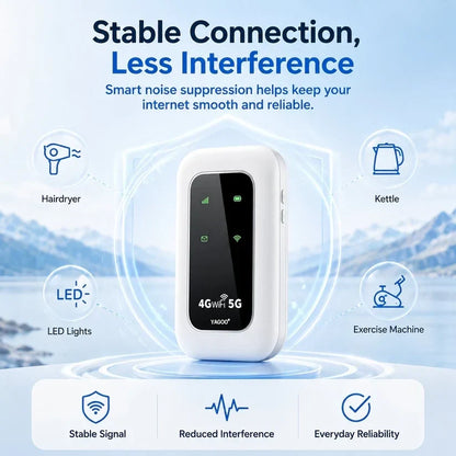 📶 2026 Remifa® Pocket WiFi — Fast, Portable Internet for Travel, Work & Home Backup