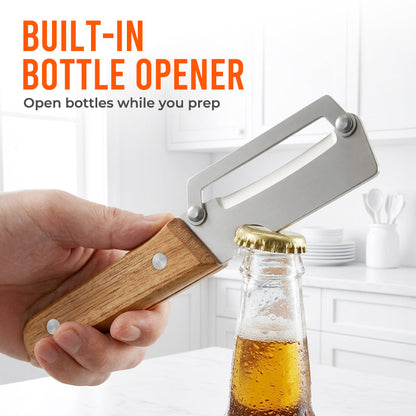 Rolimey® Easy-Grip Wooden Peeler & Veggie Shredder