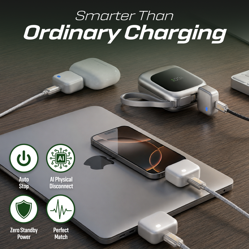 ⭐️Aphine® ChargeGuard AI Auto Disconnect Charging Adapter 140w