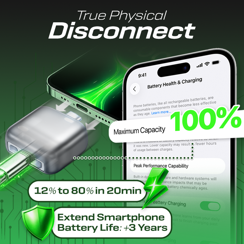 🔋Aphine® ChargeGuard AI Auto Disconnect Charging Adapter 140w