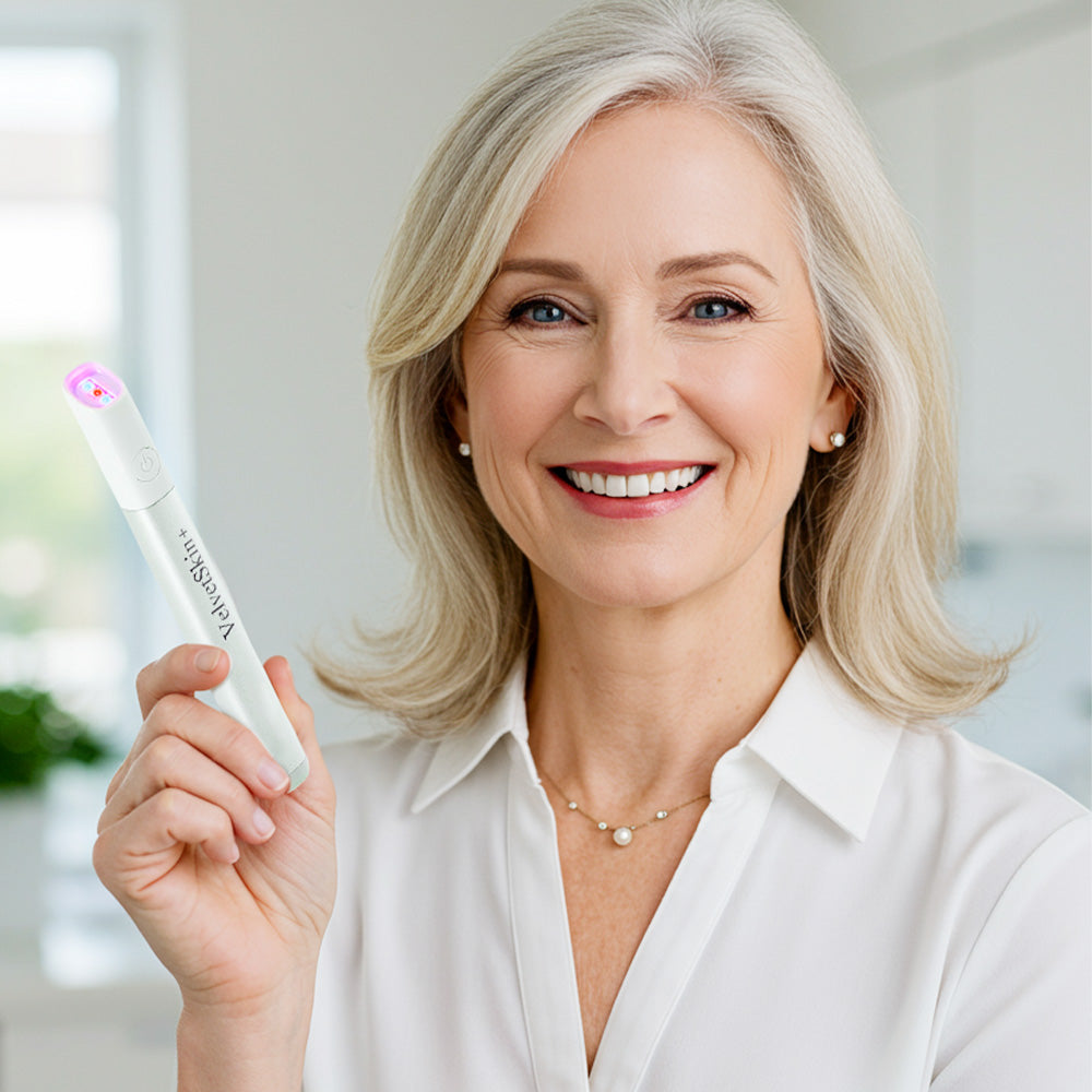 🇺🇸Bikenda® 𝒱𝑒𝓁𝓋𝑒𝓉𝒮𝓀𝒾𝓃+ All-in-One Laser Eraser Pen (Powered by CO₂ laser technology)