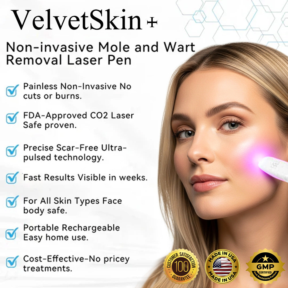 🇺🇸Bikenda® 𝒱𝑒𝓁𝓋𝑒𝓉𝒮𝓀𝒾𝓃+ All-in-One Laser Eraser Pen (Powered by CO₂ laser technology)