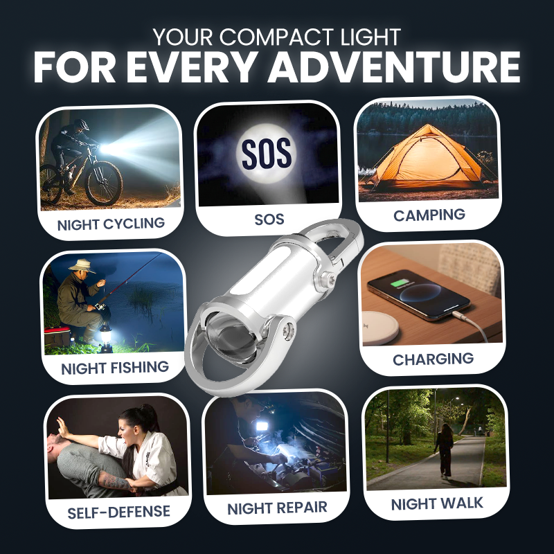 💡💡Remifa® 1200LM Super Bright Mini Keychain Flashlight Waterproof