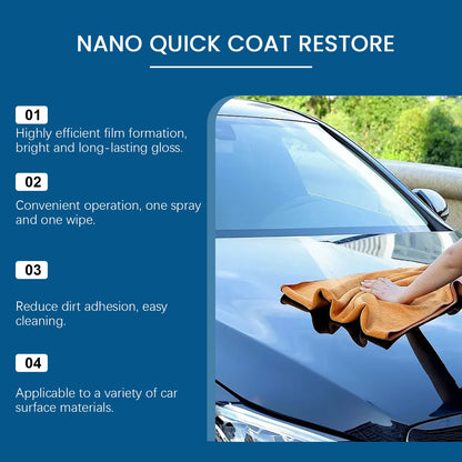 ⭐️Aphine® Automotive Nano Coating Repair Agent - With Dust and Water Repellent Properties - Long-lasting and Durable with Gloss, Suitable for Continuous Use