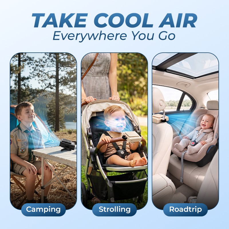 Anomasu® Bladeless Car Backseat Cross-Flow Fan