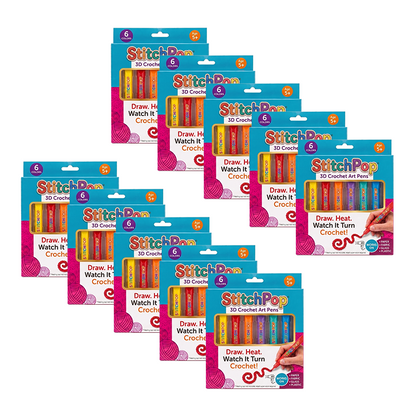 Futusly® StitchPop 3D Crochet Art Pens🧶Turn Flat Drawings Into Touchable 3D Art🪄