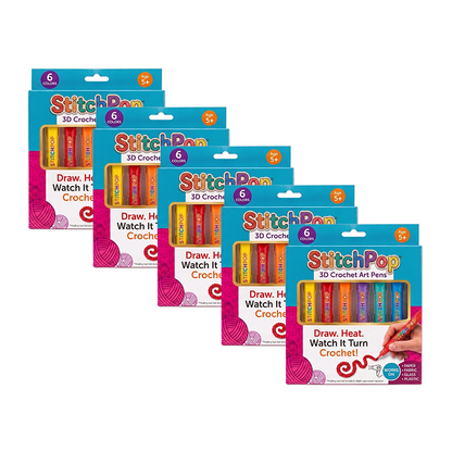 Futusly® StitchPop 3D Crochet Art Pens🧶Turn Flat Drawings Into Touchable 3D Art🪄