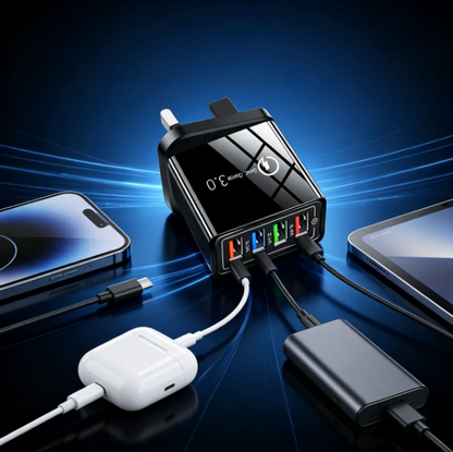 Remifa® The Charger Big Tech Hates | 4-Port Quick Charge 3.0 + AI Performance Boost