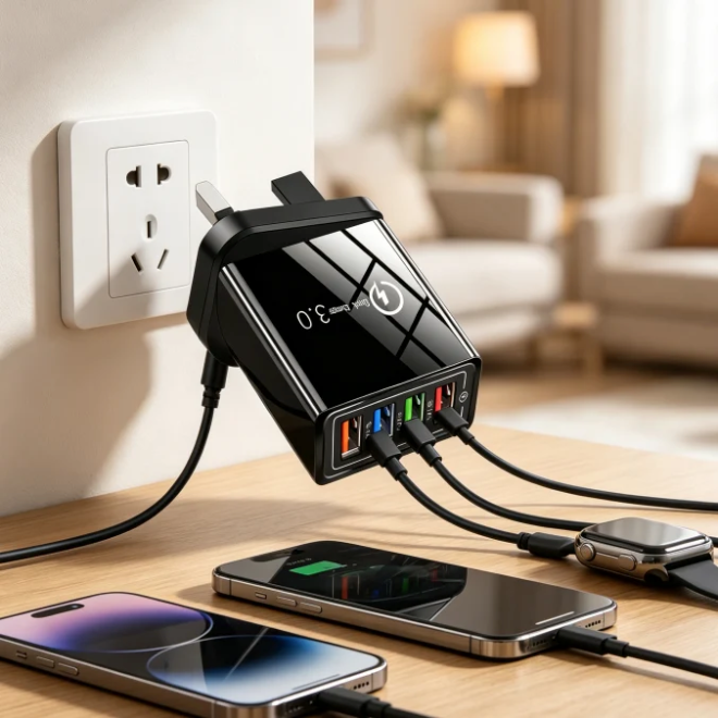 Remifa® The Charger Big Tech Hates | 4-Port Quick Charge 3.0 + AI Performance Boost