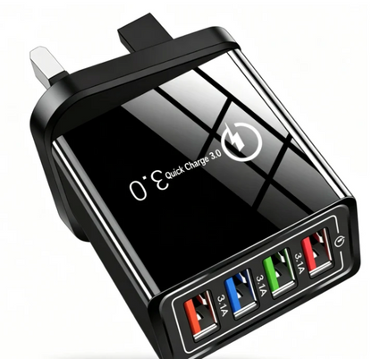 Remifa® The Charger Big Tech Hates | 4-Port Quick Charge 3.0 + AI Performance Boost