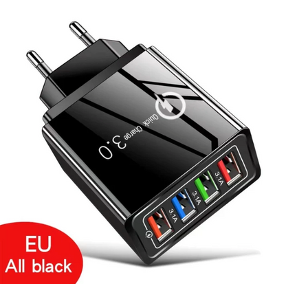 Remifa® The Charger Big Tech Hates | 4-Port Quick Charge 3.0 + AI Performance Boost