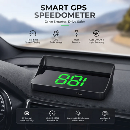 🔥🔥Remifa® Head Up Display Car GPS Digital Speedometer