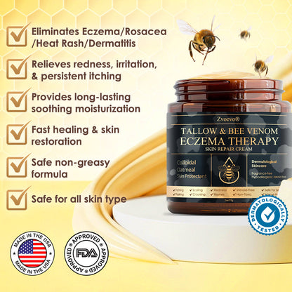 Zvoevo® Tallow Bee Venom Skin Restoration Cream (Made in USA🇺🇸)