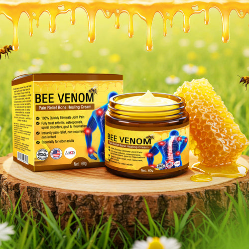 Made in an FDA-registered facility: Bee Venom Instant Ultra Strength Pain Relief Therapy Cream🇺🇸