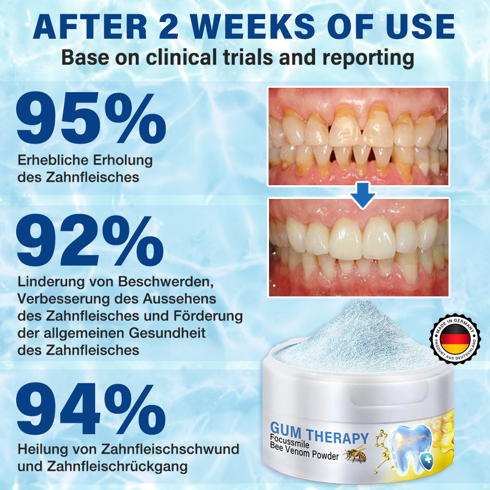 Furzero® Focussmile bee venom treatment powder for oral use🦷🇺🇸