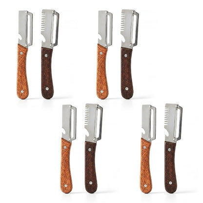 Rolimey® Easy-Grip Wooden Peeler & Veggie Shredder