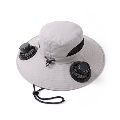 Solar Fan Sun Hat – UPF 50+, Dual Power, Ultralight 🔥【HOT】Holiday Special  50% OFF 🔥GET IT NOW