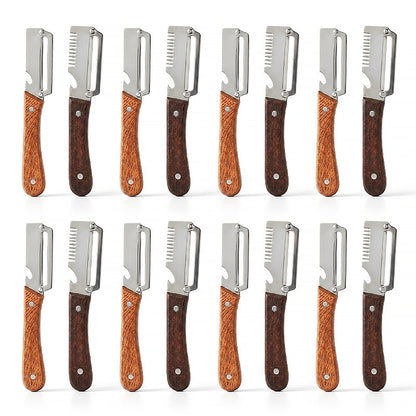 Rolimey® Easy-Grip Wooden Peeler & Veggie Shredder