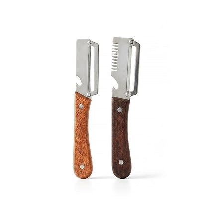 Rolimey® Easy-Grip Wooden Peeler & Veggie Shredder