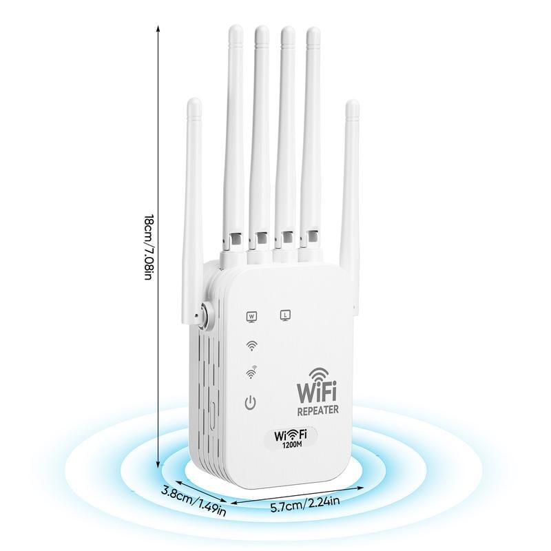Remifa® WiFi Extender 6-Antenna Strong Signal🚀⚡