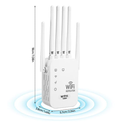 Remifa® WiFi Extender 6-Antenna Strong Signal🚀⚡