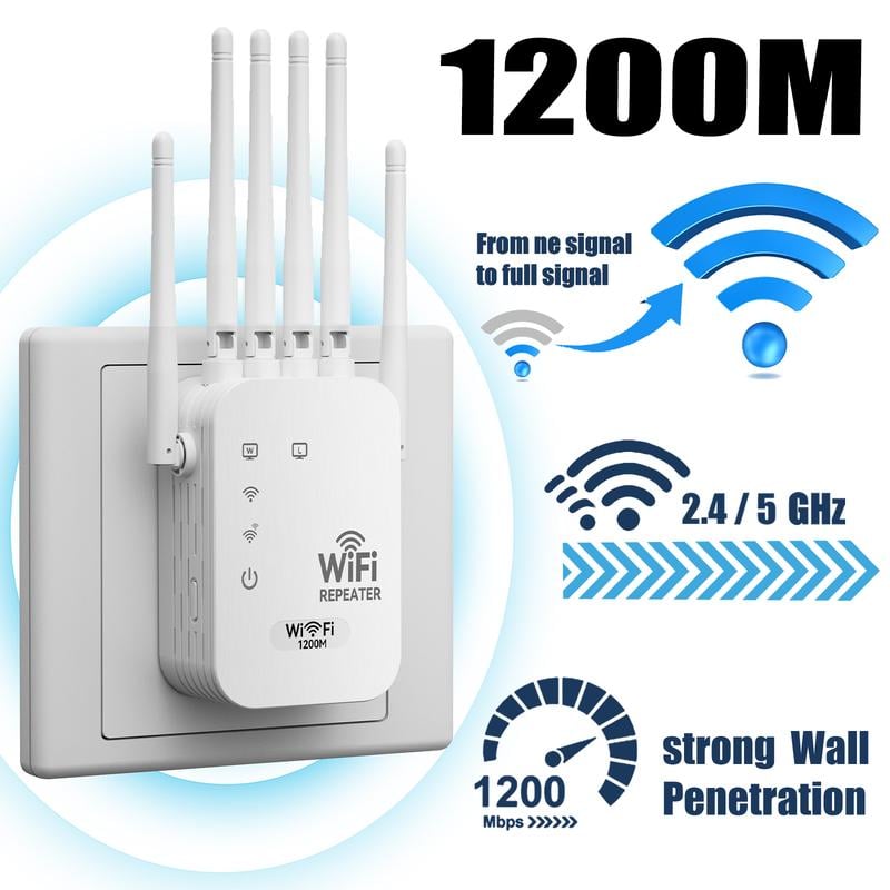 Remifa® WiFi Extender 6-Antenna Strong Signal🚀⚡