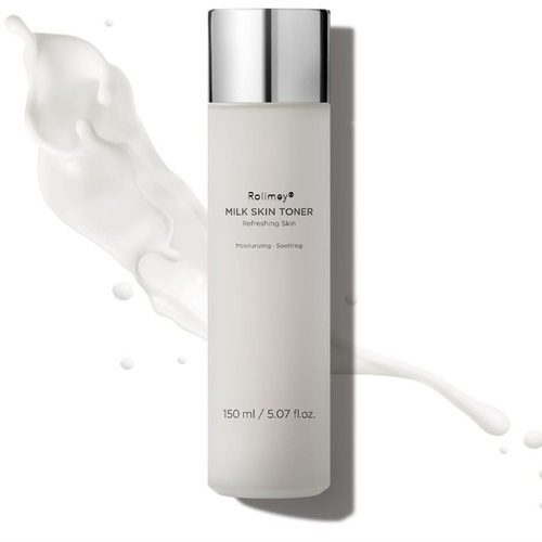 Rolimey® Milk Skin Rice Toner - Deep Moisturizing, Hydrating and Refreshing for face, Niacinamide, Ceramide, Rice Bran Extract, Nature-Oriented